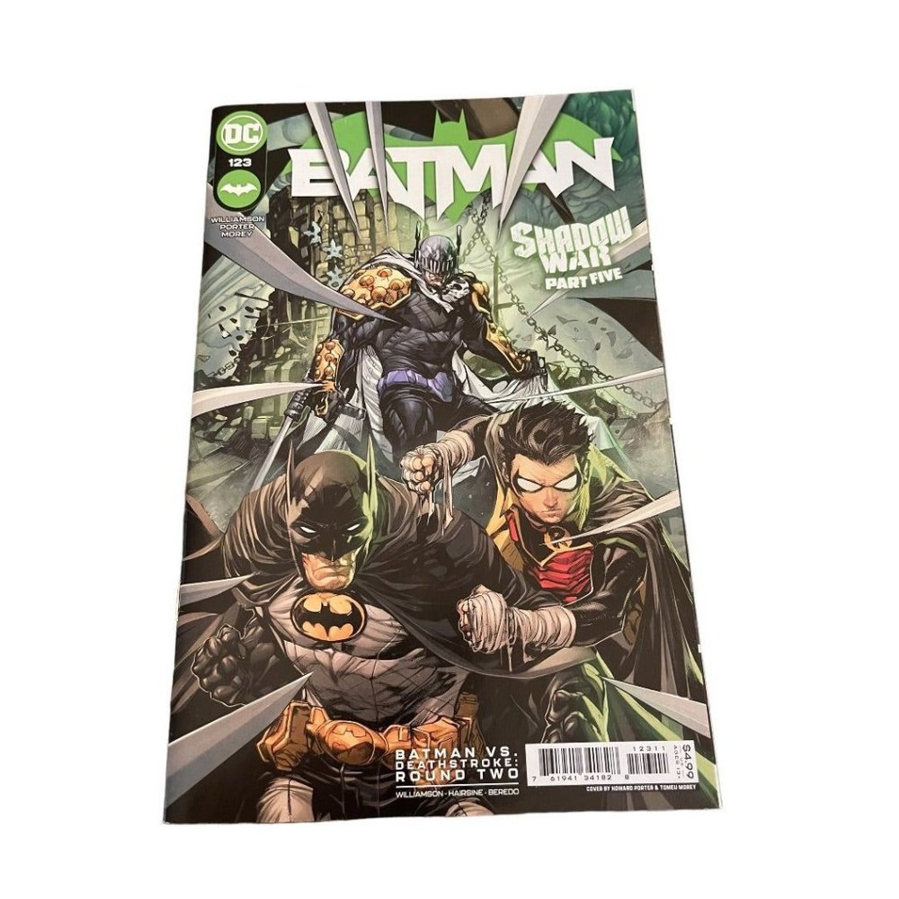 Batman #123 DC Shadow War Part 5 Batman VS Deathstroke Comic